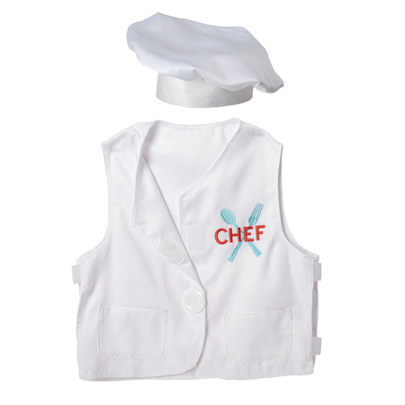 MARVEL EDUCATION CO Chef Toddler Dress-Up, Vest And Hat 610
